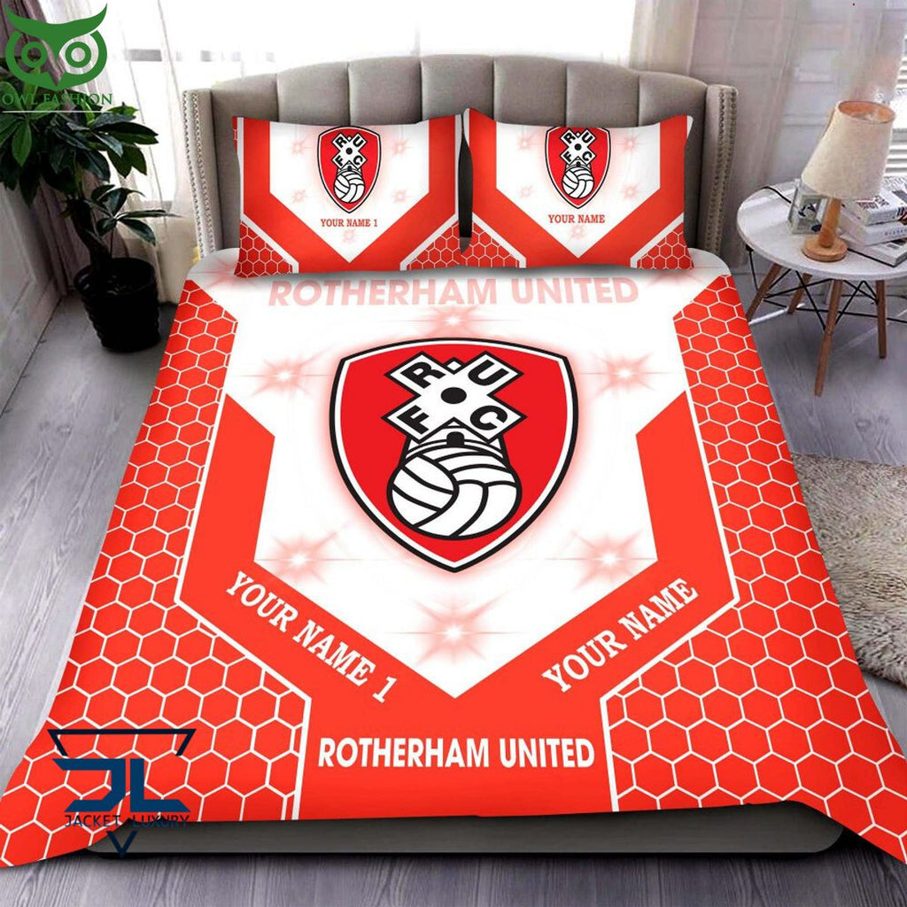 Rotherham United EFL Champion Customized Bedding Set