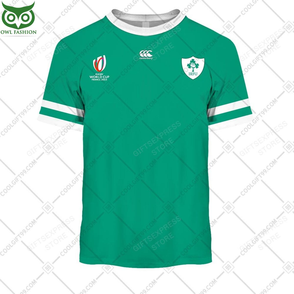 Rugby World Cup 2023 Ireland 3D Hoodie TShirt