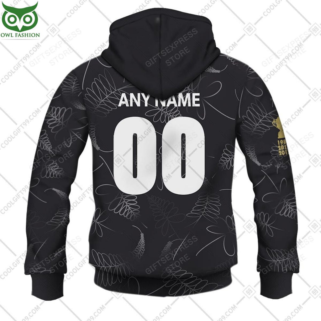 Rugby World Cup New Zealand All Black Personalized 3D Hoodie Tshirt
