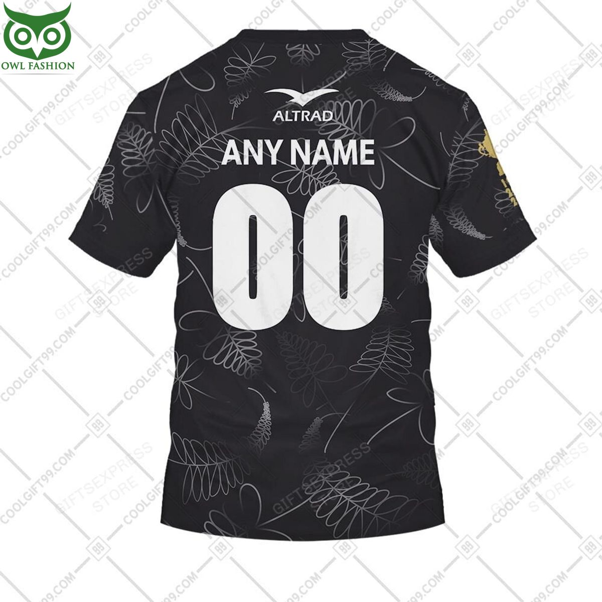 Rugby World Cup New Zealand All Black Personalized 3D Hoodie Tshirt
