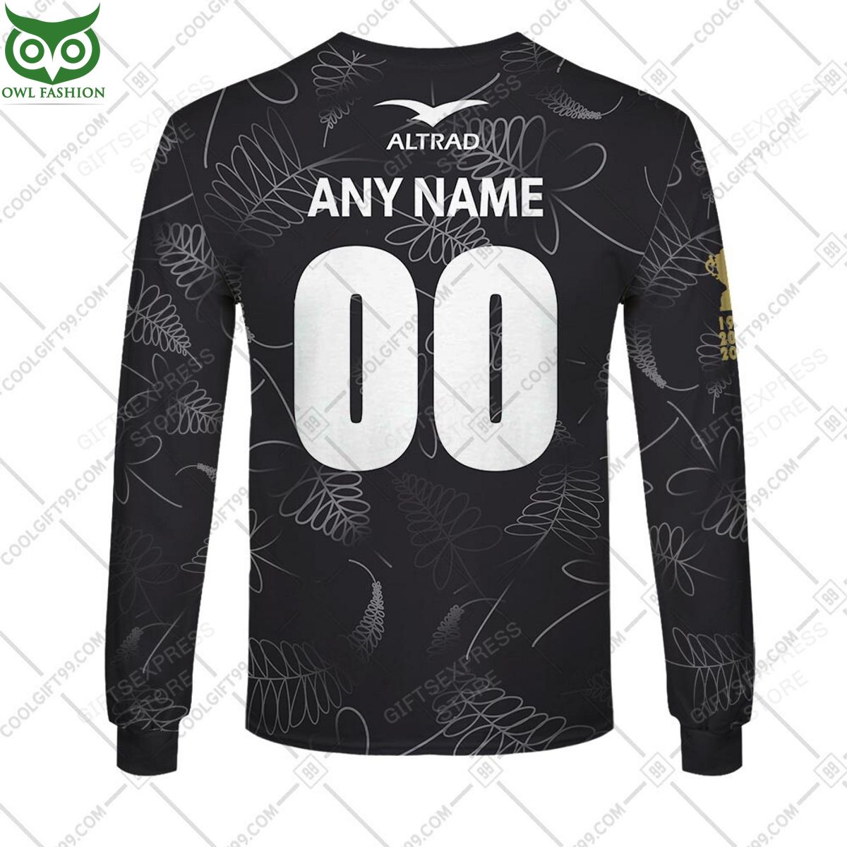 Rugby World Cup New Zealand All Black Personalized 3D Hoodie Tshirt