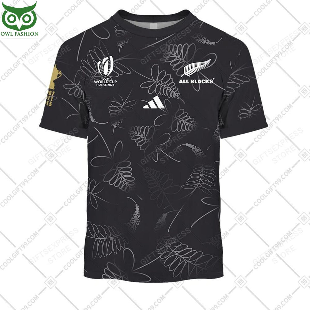 Rugby World Cup New Zealand All Black Personalized 3D Hoodie Tshirt