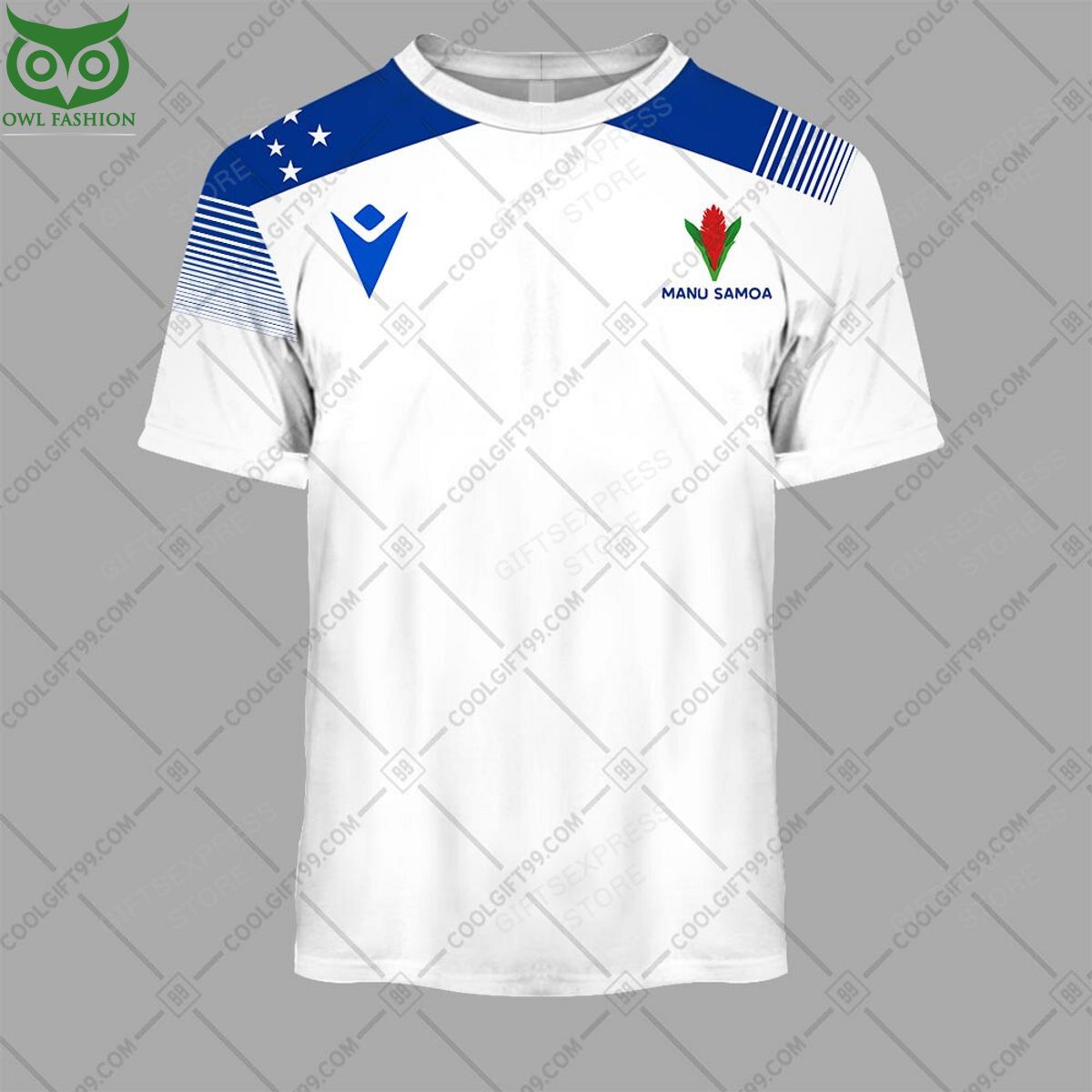Rugby World Cup Samoa Alt Jersey Personalized 3D Hoodie Tshirt