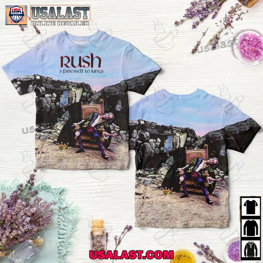 Rush A Farewell To Kings Album All Over Print T-Shirt
