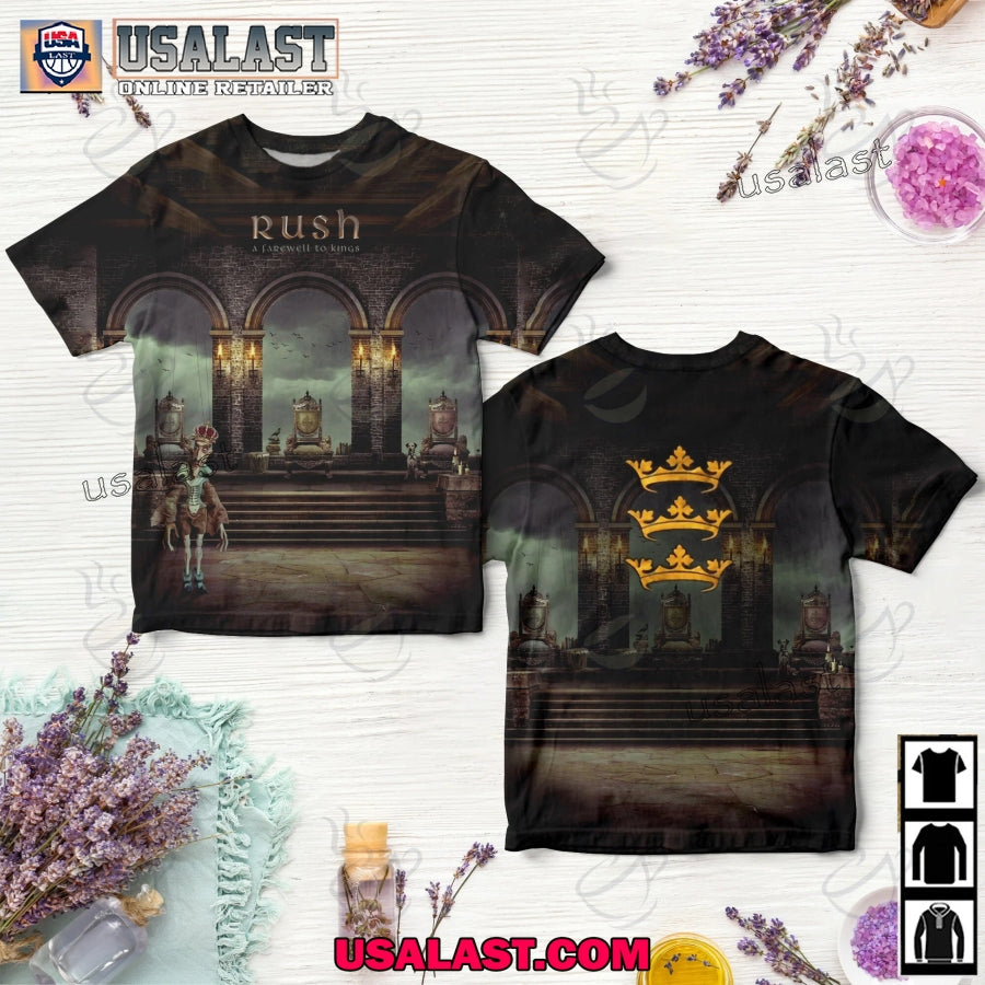 Rush A Farewell To Kings Album All Over Print T-Shirt