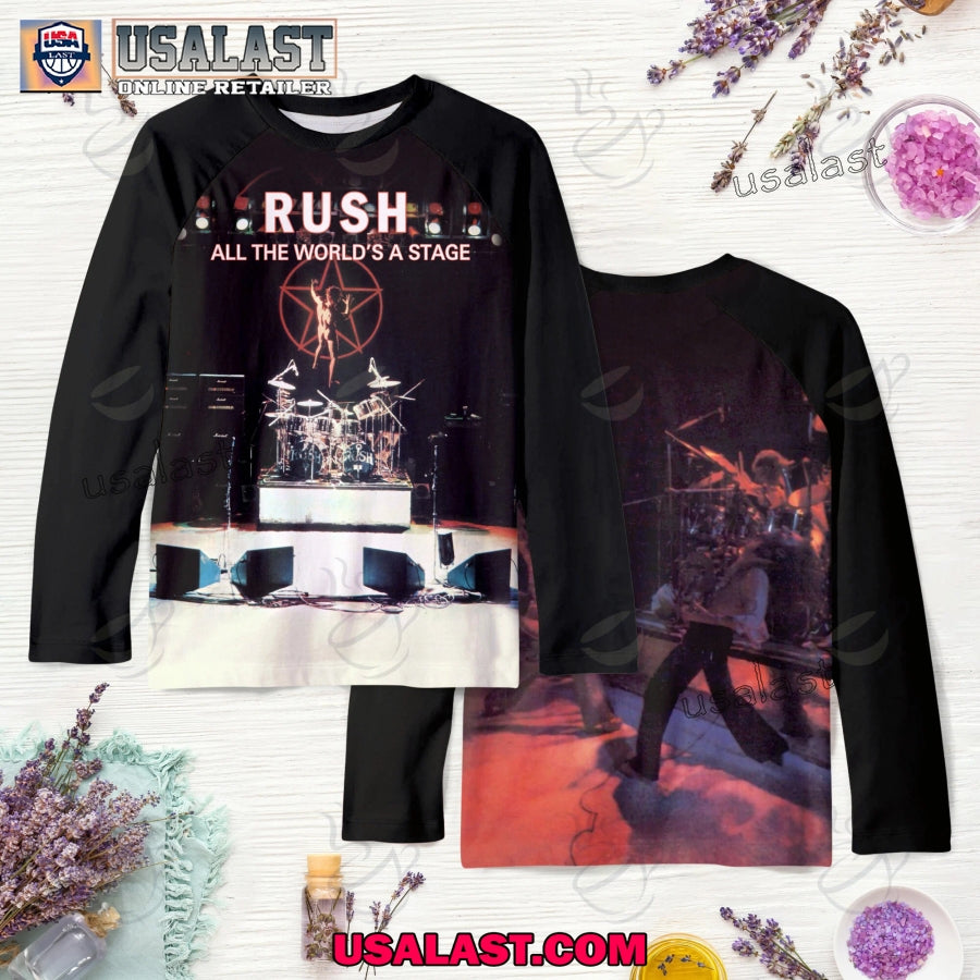 Rush All The World’s A Stage All Over Print T-Shirt