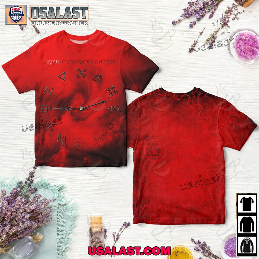 Rush Clockwork Angels Album Cover 3D Shirt