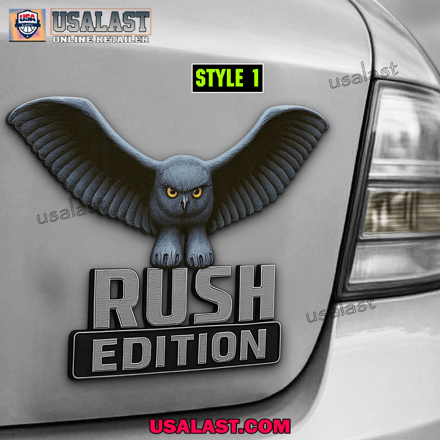 Rush Edition Custom 3D Car Badge Sticker