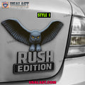 Rush Edition Custom 3D Car Badge Sticker