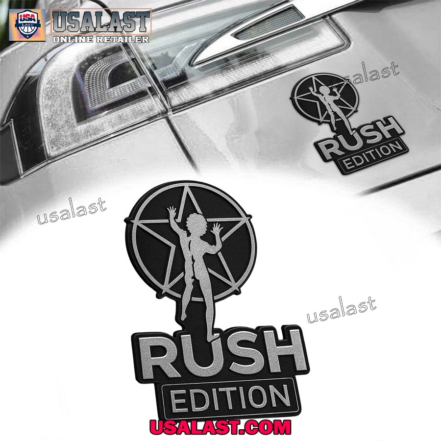 Rush Edition Custom 3D Car Badge Sticker