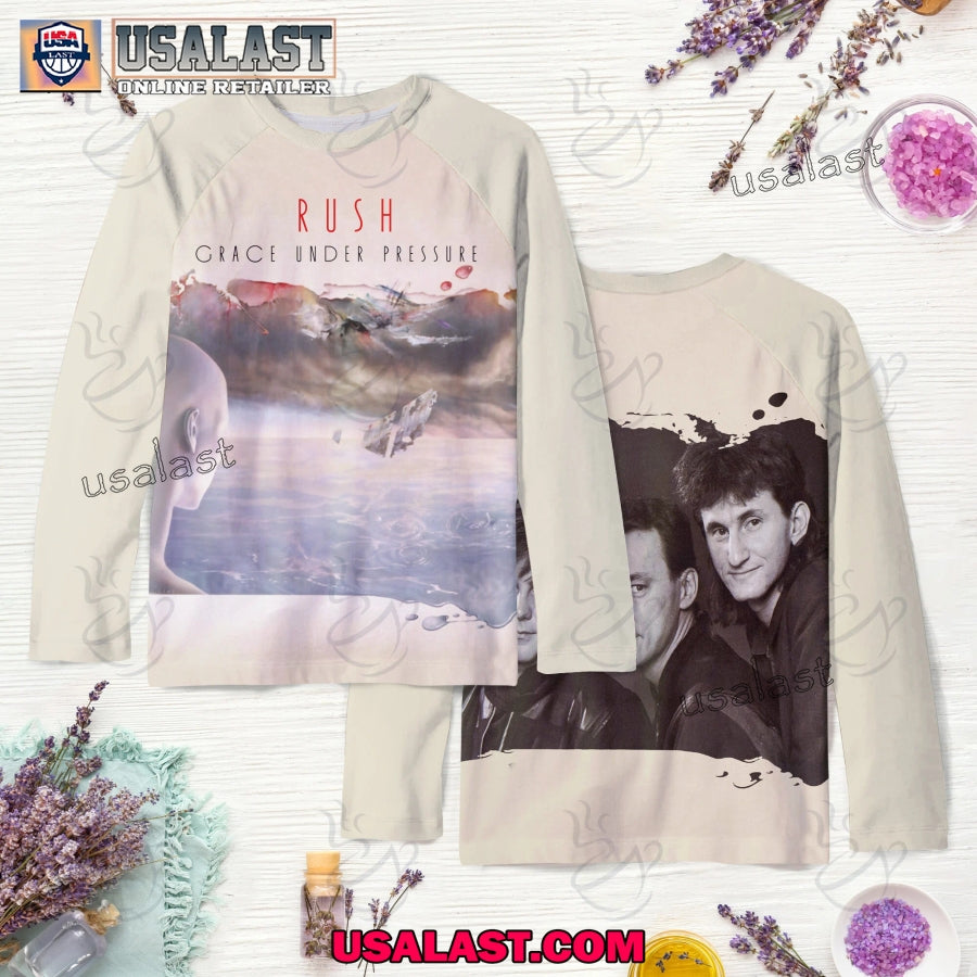 Rush Grace Under Pressure Album Cover 3D Shirt