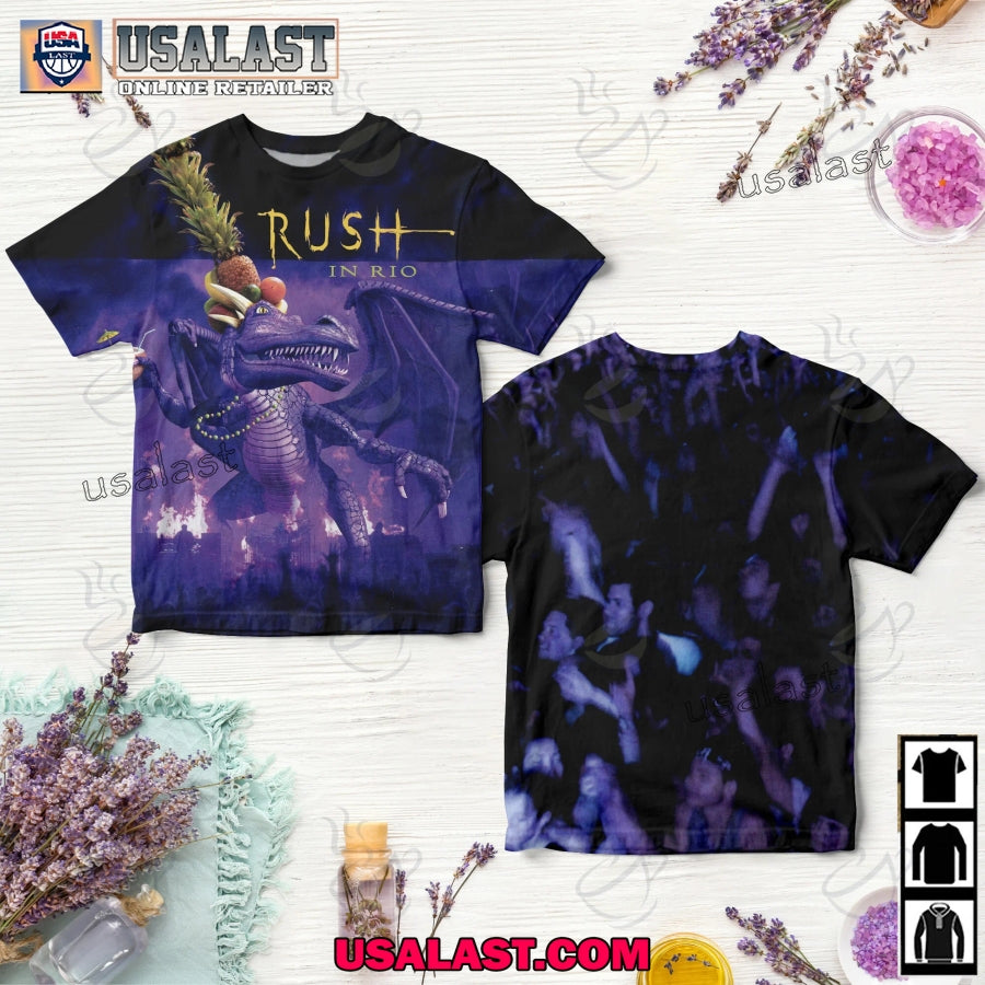 Rush in Rio Album Cover 3D Shirt