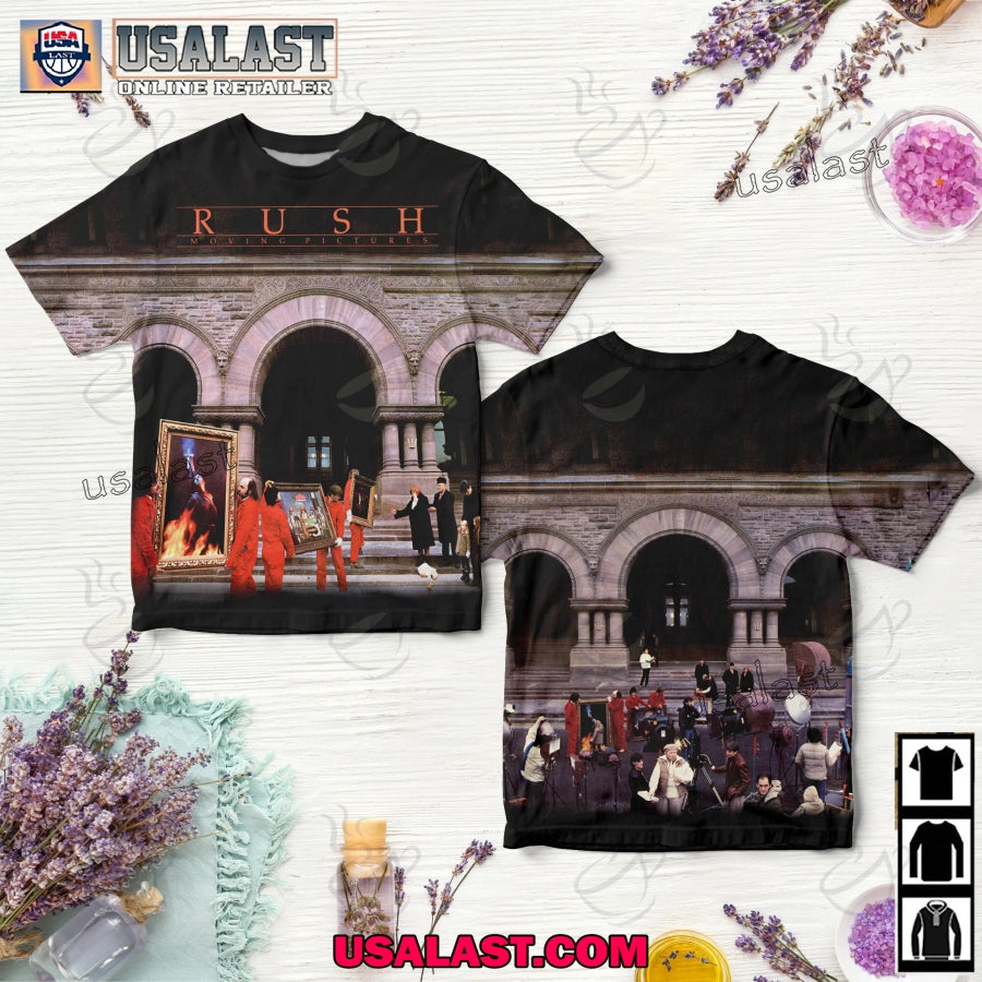 Rush Moving Pictures Album Cover 3D Shirt