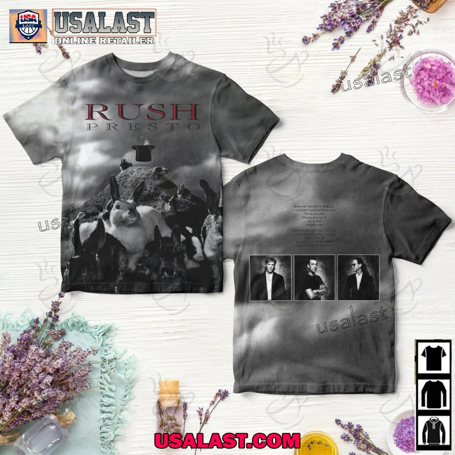 Rush Presto Album Cover 3D Shirt