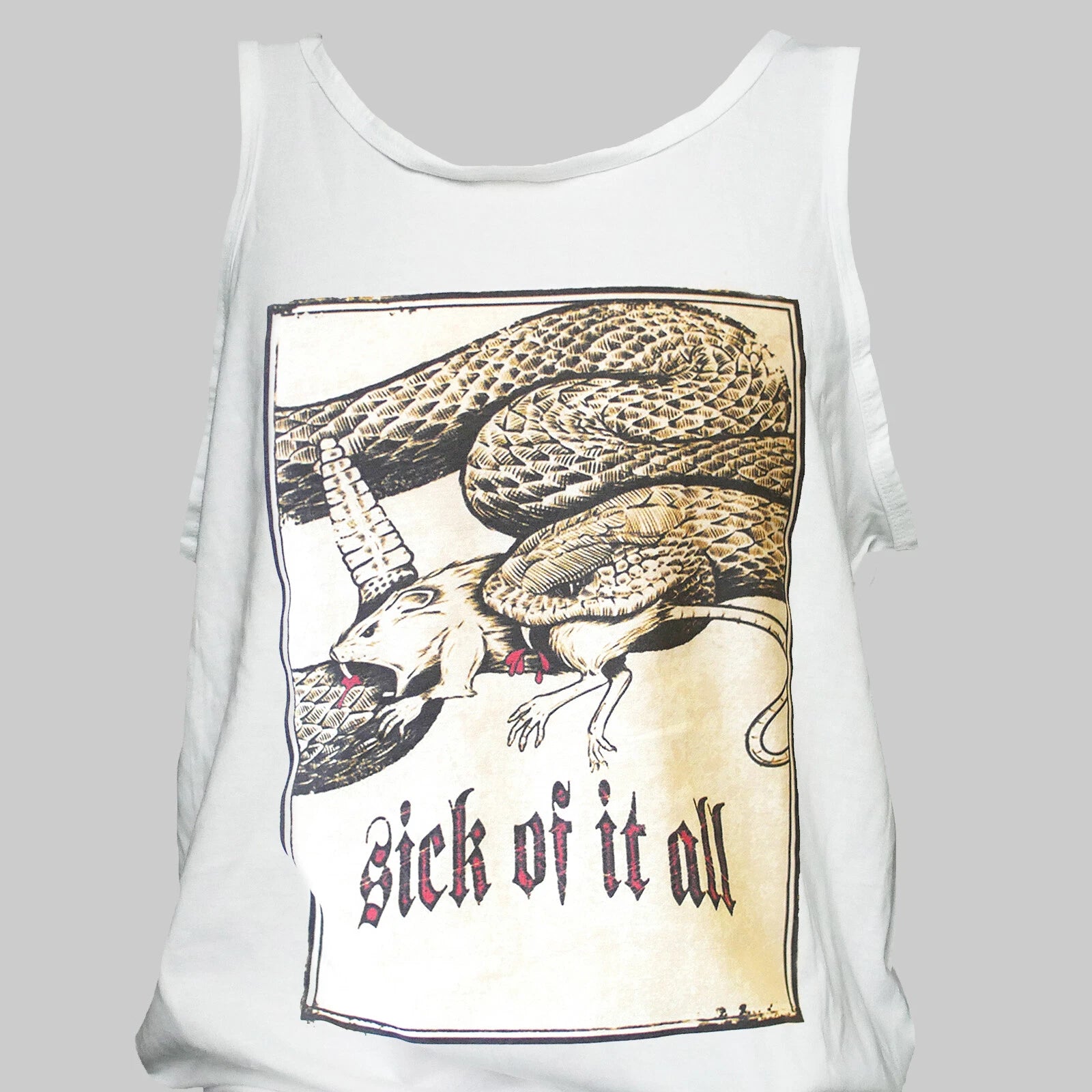 Sick of it All Punk Rock Hardcore T-shirt Sleeveless Unisex Vest Tank Top S-3XL