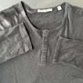 Vince Henley Long Sleeve Shirt Men’s XL Black Designer Minimalist Luxury Preppy