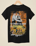 Gunfight at the O.K. Corral - Western Movie Poster inspired Unisex Black T-Shirt