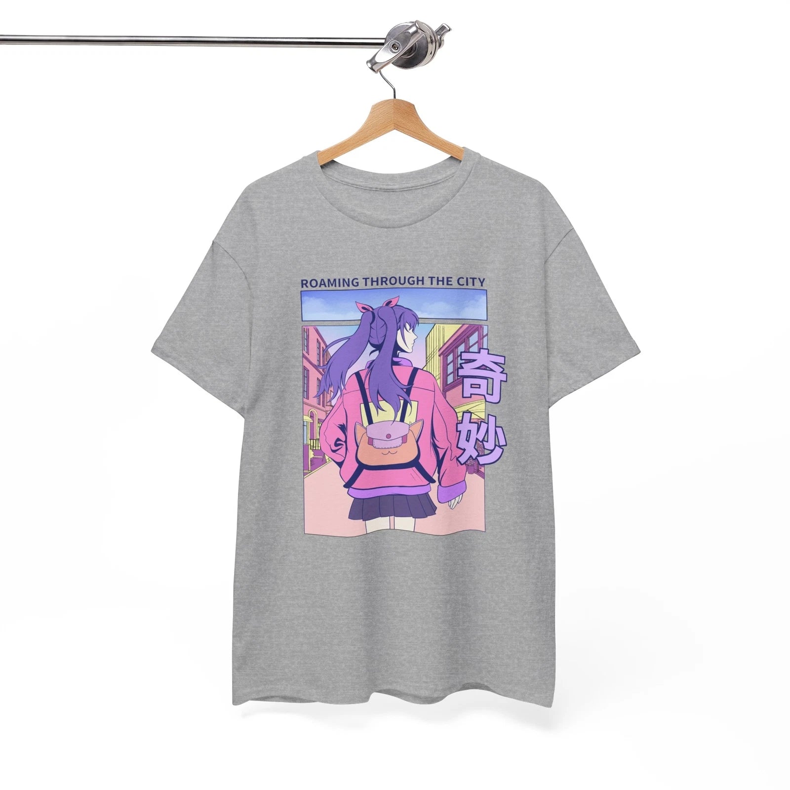 Japanese City T-Shirt | Japanese Cute City Tee | Anime Aesthetic Shirt