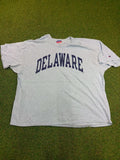 Champion Authentic Delaware T Shirt Mens XL Gray Everyday Wear Sports Events
