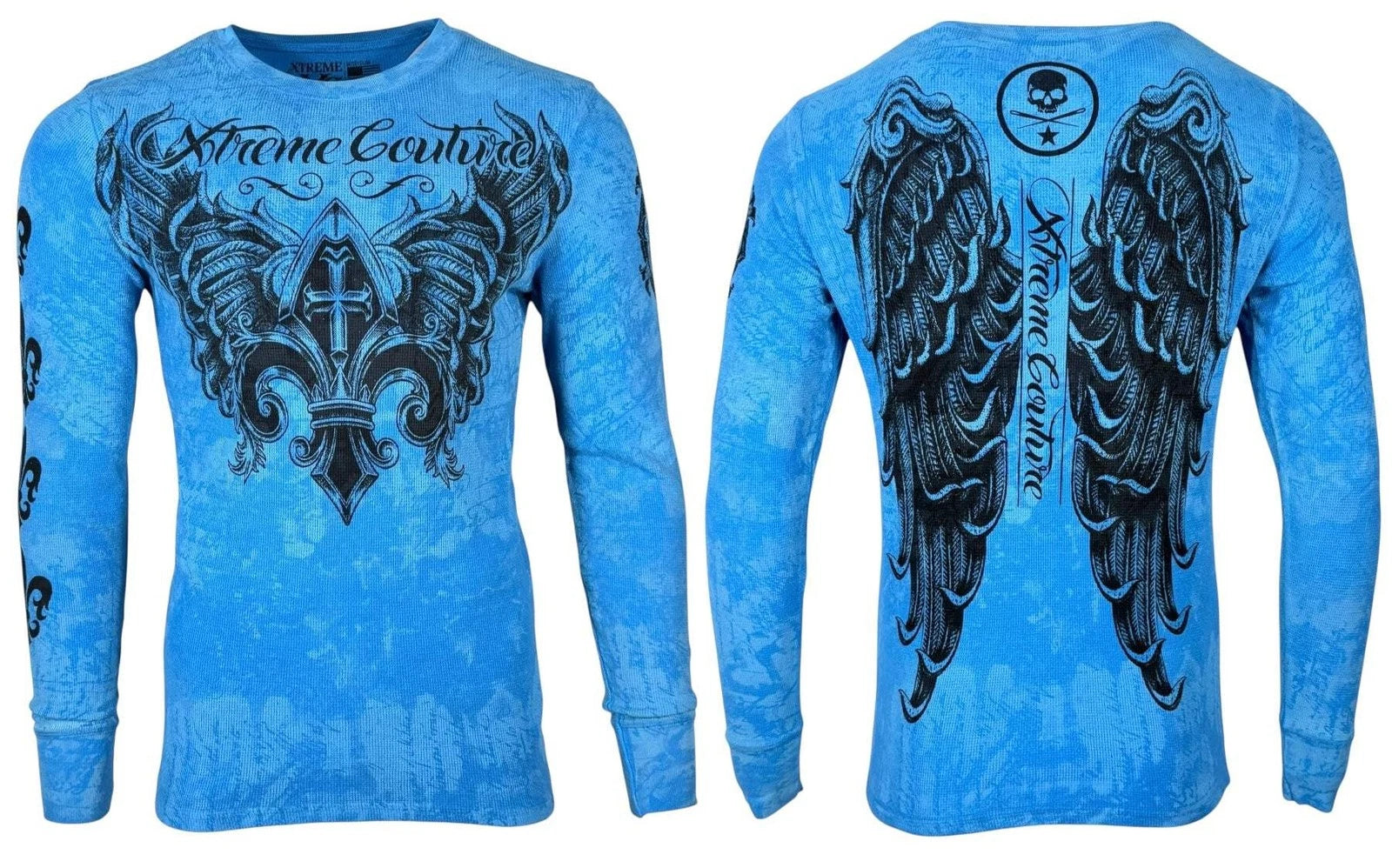 Xtreme Couture by Affliction Men's Thermal Shirt Faith to Rise
