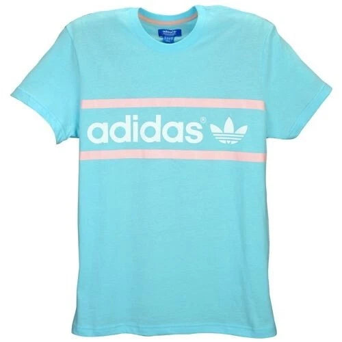 Adidas Originals Heritage Logo T-Shirt Blue Zest/True Blue Men's XL BNWT