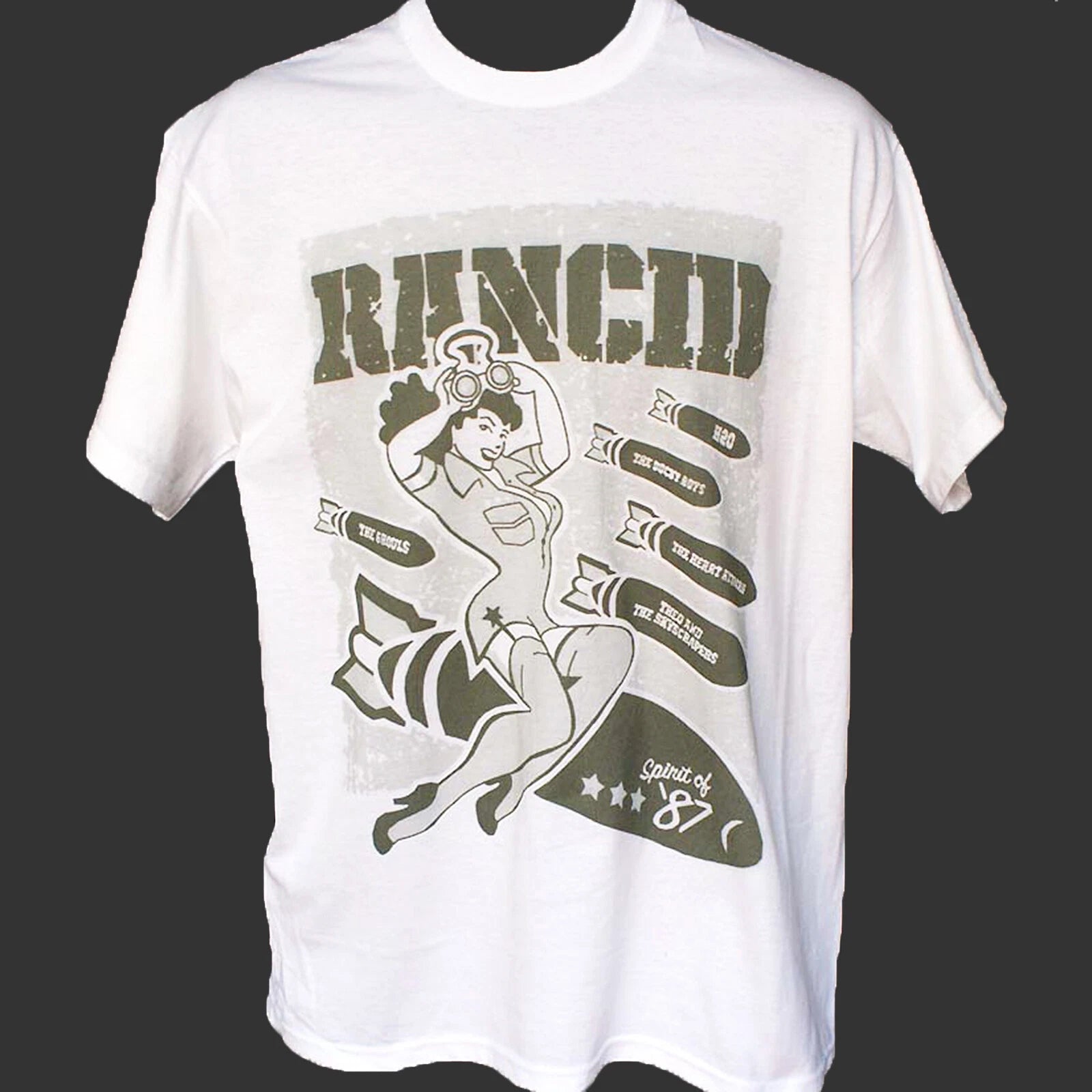 Rancid Hardcore Punk Rock T-SHIRT unisex S-3XL