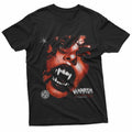 Dark Gothic Black And Red Vampire Emo Y2K Grunge Streetwear T-Shirt