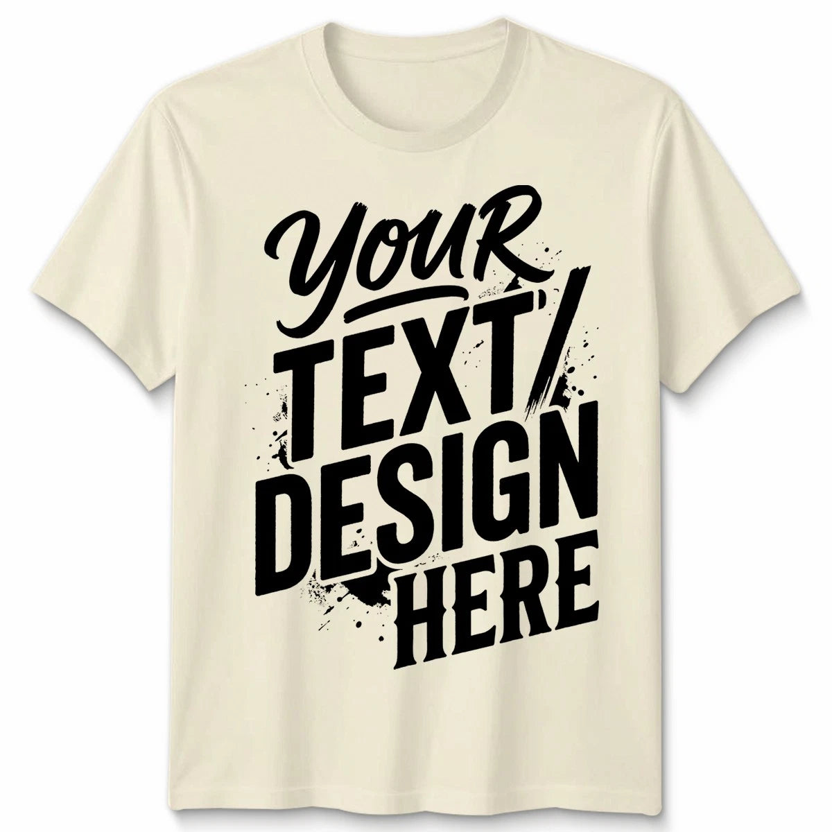 Personalised Custom Printed T Shirt Text Logo Unisex Shirt Party Workwear Gift