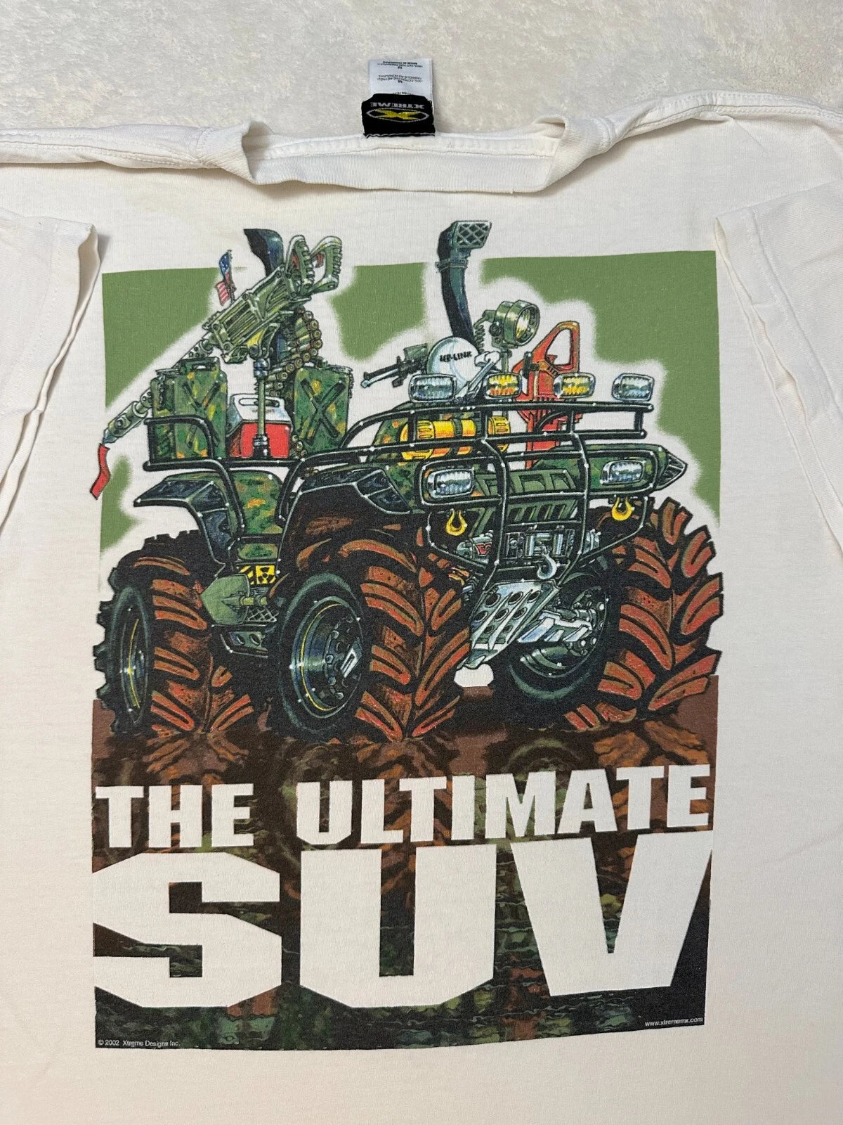 Vintage 2000s Y2K Ultimate SUV Off Road Truck Vehicle Xtreme Graphic T-Shirt, M