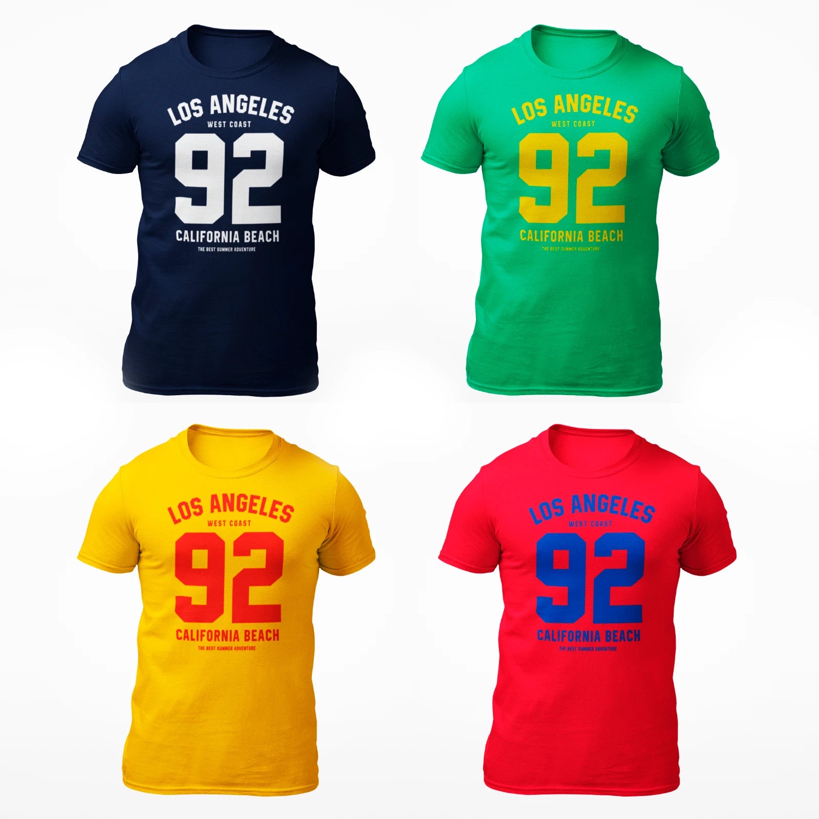Los Angeles West Coast 92 California Beach - Men's T-Shirt - Women's T-Shirt