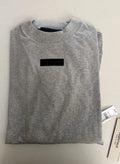 ESSENTIALS Long-Sleeve Tee Dark Heather Size Medium OVERSIZED