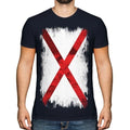 Alabama Zustand Grunge Flagge Herren T-Shirt Alabamian Alabaman Geschenk
