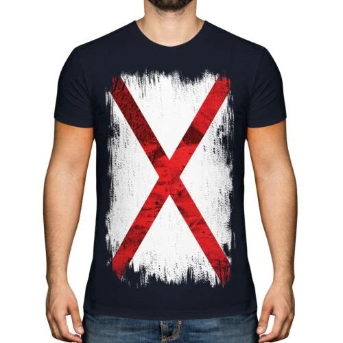 Alabama Zustand Grunge Flagge Herren T-Shirt Alabamian Alabaman Geschenk