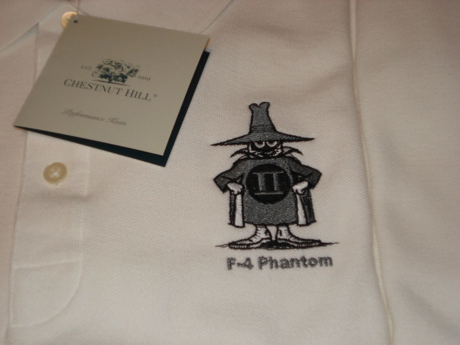 F-4 Phantom Man - Embroidered Polo - Premium Plane Art
