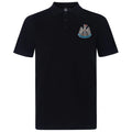 Newcastle United Mens Polo Shirt Crest OFFICIAL Football Gift