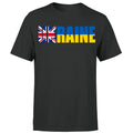 Ukraine T Shirt Peace British Ukrainian Flag Anti Putin War Football #P1 #OR #CH