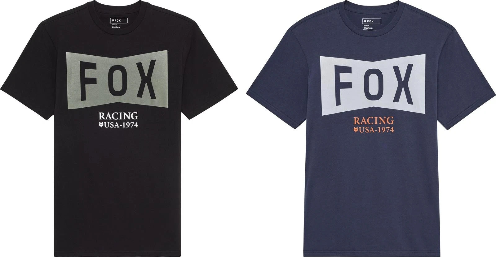 Fox Racing Typeface Premium T-Shirt - Graphic Tee Casual Everyday Moto MX