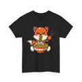 Fox Kawaii Noodles Shirt, Japanese Culture Fox Lovers Ramen Anime Shirt