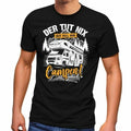 Mens T-Shirt Camping Who Does Nothing Who Just Wants Camping Gift For