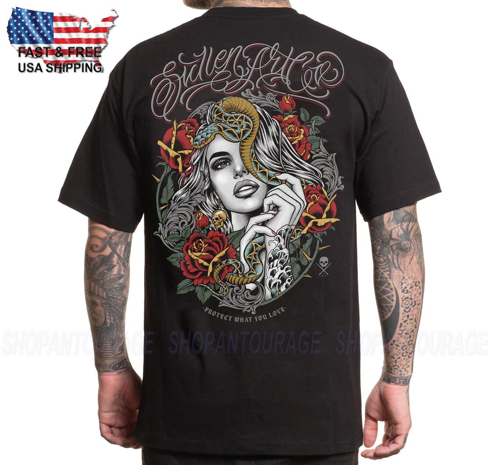 Sullen Art Collective Fatal Beauty Standard SCM6958 Short Sleeve Men`s T-shirt