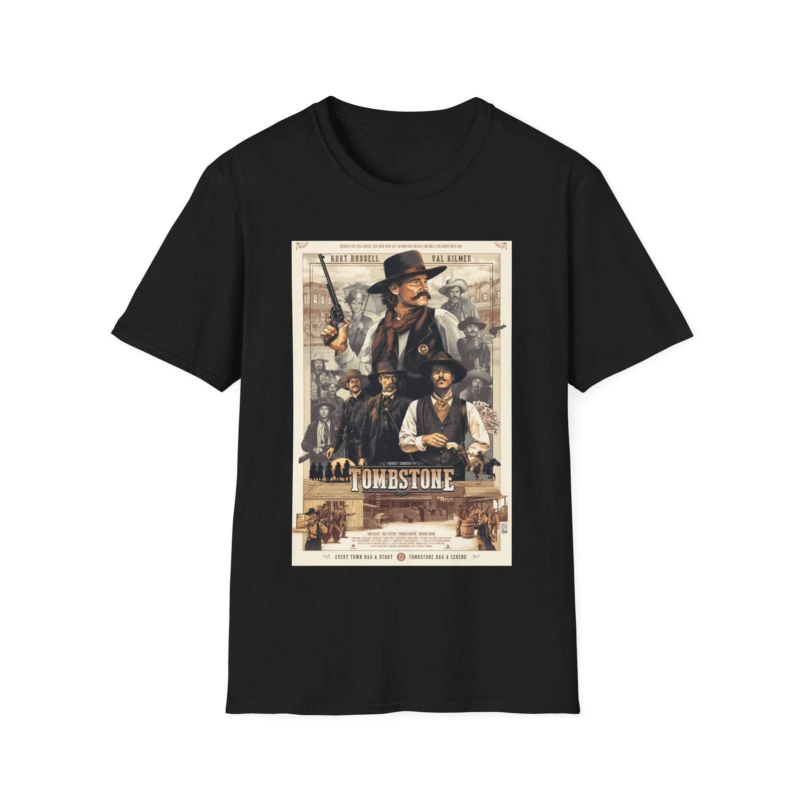 Tombstone Movie Poster 1993 T-Shirt