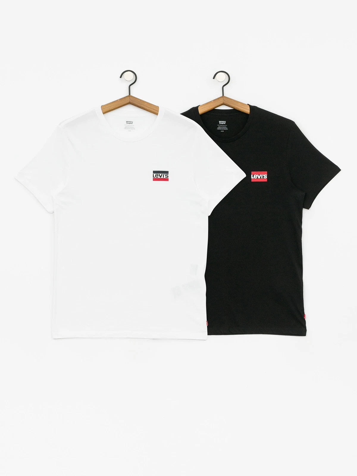 Levi's Men's 2-Pack Slim Fit Cotton Graphic Tee T-Shirt Size L RRP £34.99