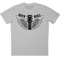 Rock and Roll Winged Guitar Graphic T-Shirt Music Band Concert Tee Vintage Gift