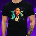 Mens Pirate Print Cotton T-Shirt Size XS to 5XL