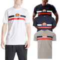 ELLESSE APREL Mens T Shirts Crew Neck Short Sleeve Cotton Summer Beach Tee Print