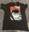 Berserk T-Shirt Men's Size Large Black Anime Graphic Tee Short Sleeve