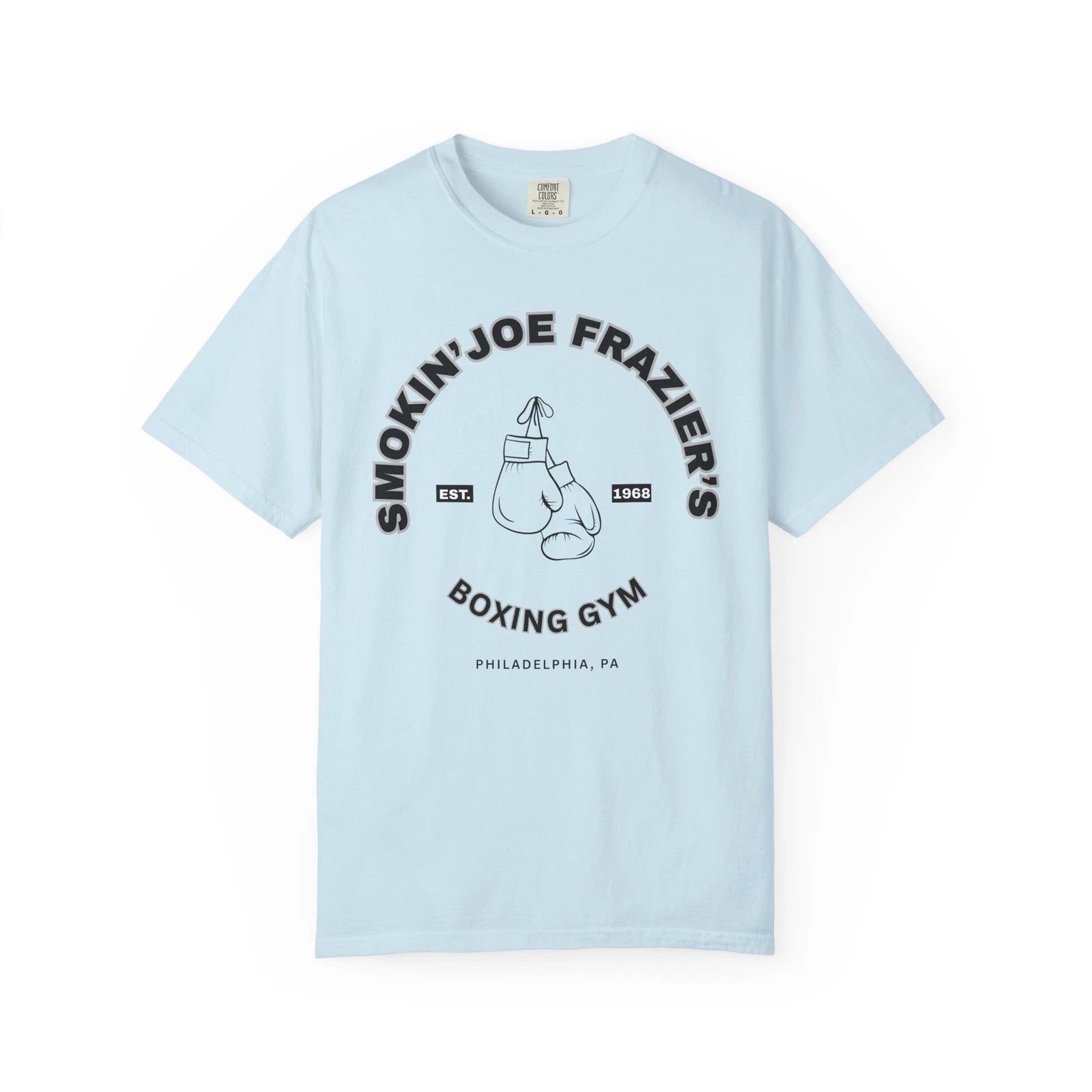 Joe Frazier Boxing Gym T-shirt, Unisex Garment-Dyed T-shirt, Ali-Frazier Shirt