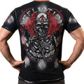 $58 AFFLICTION Black REST IN GREASE Short Sleeve Slim Fit Y2K Mens T-shirt NWT