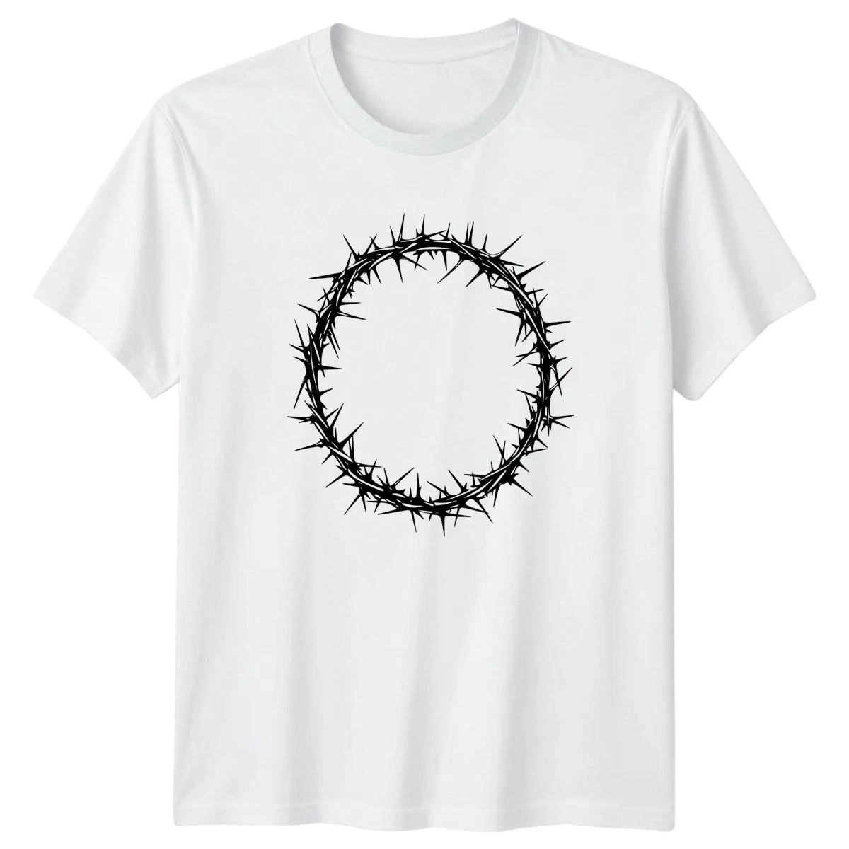 Crown Of Thorns Religious Christian T-Shirt Gothic Gift For Him And Her