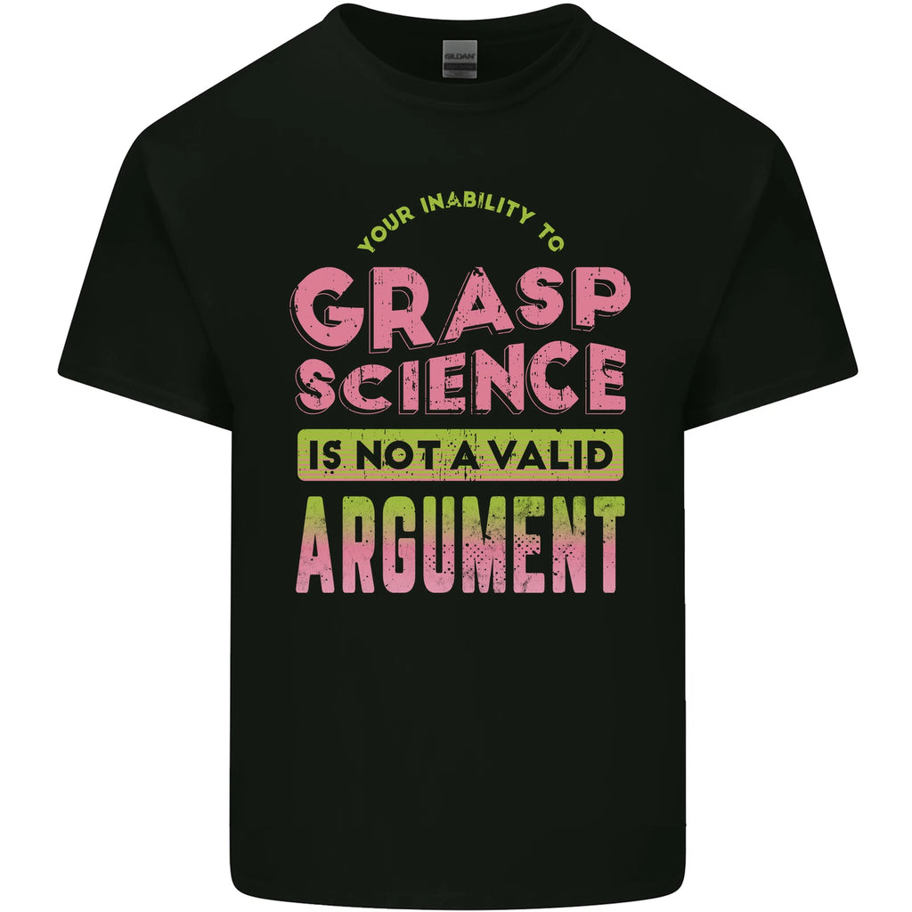 Grasp Science Funny Geek Nerd Physics Maths Mens Light Cotton T-Shirt